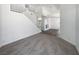Spacious living room featuring soaring ceilings, staircase and modern finishes at 2306 Jared Ct, North Las Vegas, NV 89032