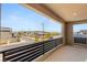 Balcony view overlooking the neighborhood with mountain views in the distance at 2578 Skylark Trail St, Henderson, NV 89044