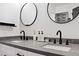 Stylish bathroom features double sink vanity at 305 Napa Hills Dr, Las Vegas, NV 89144