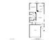 A detailed floor plan showing the layout of the first floor of the home at 305 Napa Hills Dr, Las Vegas, NV 89144