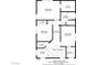 A detailed floor plan showing the layout of the second floor of the home at 305 Napa Hills Dr, Las Vegas, NV 89144