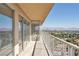 Spacious balcony showcasing views of the city skyline at 3111 Bel Air Dr # 22B, Las Vegas, NV 89109