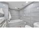 Neutral bathroom with shower and tub combination featuring modern shower head at 3111 Bel Air Dr # 22B, Las Vegas, NV 89109