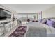 Stylish main bedroom featuring comfortable seating area, large windows, and stunning views at 3111 Bel Air Dr # 22B, Las Vegas, NV 89109