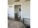 Powder room with sink and toilet located off the main bedroom at 3111 Bel Air Dr # 22B, Las Vegas, NV 89109