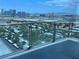 Enjoy stunning city views from this condo balcony with glass railings and a relaxing outdoor space at 4381 W Flamingo Rd # 2022, Las Vegas, NV 89103