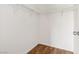 Walk-in closet with rod and shelf storage at 4552 Aviation St, Las Vegas, NV 89115