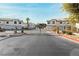 Gated community entrance ensuring privacy and security for residents and their homes at 4810 Grey Wolf Ln # 104, Las Vegas, NV 89149
