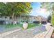 The backyard features an ample patio and manicured yard at 5004 Cannon Blvd, Las Vegas, NV 89108