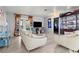 The cozy living room features hardwood floors and comfortable seating at 5004 Cannon Blvd, Las Vegas, NV 89108