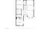 Upper level floor plan including primary bedroom, loft, and bathroom locations at 5237 Crooked Sky Cir, Las Vegas, NV 89149