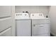 Laundry room featuring a white washer and dryer at 532 Clearsable Ave, Henderson, NV 89044