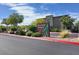 Willow Ranch neighborhood sign surrounded by lush green landscaping at 532 Clearsable Ave, Henderson, NV 89044