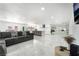 Open-concept living room featuring a modern design and ample space at 5336 Regal Ave, Las Vegas, NV 89146