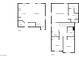 Detailed floor plan showcasing the layout of the home's kitchen, living room, bedrooms, and bathrooms at 5709 Jaysin Douglas St, North Las Vegas, NV 89031