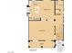 Living level floor plan showcasing a kitchen, great room, Gathering room, balcony and porch at 6507 Creekside Cellars Ct, Las Vegas, NV 89139