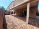 Covered patio with brick flooring, ideal for outdoor dining and entertaining at 6729 Flamenco Ct, Las Vegas, NV 89139