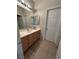Bathroom featuring a vanity with sink and tile floor at 6812 Dipper Ave, North Las Vegas, NV 89084