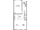 First floor plan featuring a one-car garage, tankless water heater, kitchen, dining area and great room at 7977 Whisper Words Ave, Las Vegas, NV 89113