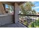 View from balcony overlooking community pool, greenery, and blue sky at 8000 Badura Ave # 2174, Las Vegas, NV 89113