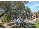 Aerial view of the community pool area at 8000 Badura Ave # 2174, Las Vegas, NV 89113