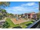 Elevated view showcasing a playground and open green space at 8000 Badura Ave # 2174, Las Vegas, NV 89113