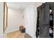 Entryway featuring storage and a decorative floor at 9050 W Tropicana Ave # 1170, Las Vegas, NV 89147