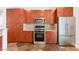 Modern kitchen showcasing custom cabinets, stainless steel appliances and sleek countertops at 9050 W Tropicana Ave # 1170, Las Vegas, NV 89147
