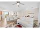 Inviting living space with stylish decor and an open layout connecting to the dining and kitchen areas at 9050 W Tropicana Ave # 1170, Las Vegas, NV 89147