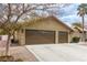 Spacious two-car garage with an extended driveway, perfect for extra parking at 10058 Saint Augustine St, Las Vegas, NV 89183