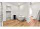 Bright bathroom featuring a standalone tub, open shower, and modern finishes at 10906 Mila Landing Ave, Las Vegas, NV 89166