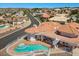 A beautiful single Gathering home featuring a swimming pool and rooftop deck at 1105 Malachite Ct, Henderson, NV 89011