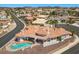 A beautiful single Gathering home featuring a swimming pool and rooftop deck at 1105 Malachite Ct, Henderson, NV 89011