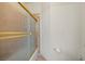 Bathroom showing glass shower door and tile interior at 1105 Malachite Ct, Henderson, NV 89011