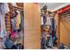 Walk-in closet featuring custom built-in organizers and ample storage space for clothes and accessories at 1105 Malachite Ct, Henderson, NV 89011