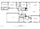 Detailed floor plan of a home with dimensions and room layouts at 15 Reflection Bay Dr, Henderson, NV 89011
