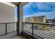 Balcony view of the neighborhood, featuring metal railings at 226 White Crest Peak Ave, Henderson, NV 89015