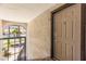 View of a secure entrance with a clear view of the community pool at 2606 S Durango Dr # 245, Las Vegas, NV 89117