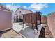 Backyard patio with gazebo and storage shed, an inviting space for relaxation and outdoor enjoyment at 2684 Korea Ct, Henderson, NV 89052