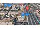 An aerial view of the community featuring two community pools and easy access to Sunridge Heights Parkway at 2900 Sunridge Heights Pkwy # 1916, Henderson, NV 89052