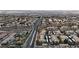 Expansive aerial view showing community layout and location in relation to the surrounding area at 2900 Sunridge Heights Pkwy # 1916, Henderson, NV 89052