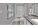 Bright bathroom with a shower-tub combo, granite vanity, and modern fixtures at 2900 Sunridge Heights Pkwy # 1916, Henderson, NV 89052