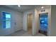 Bright entryway featuring tile flooring, coat closet, and views to the outdoor patio at 4705 Parkarbor Ave, Las Vegas, NV 89141