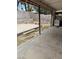 View of backyard with a concrete patio area and a block wall at 5389 Spencer St, Las Vegas, NV 89119