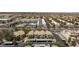 An aerial perspective reveals the layout of the community within the neighborhood at 555 E Silverado Ranch Blvd # 2164, Las Vegas, NV 89183