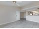 Open living space with sleek floors and access to the modern kitchen at 555 E Silverado Ranch Blvd # 2164, Las Vegas, NV 89183