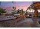 Outdoor kitchen and patio create a perfect backyard setup for entertaining and relaxation at 5779 Baffy Cir, Las Vegas, NV 89142