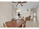 Open concept living area boasts tile flooring, high ceilings, and plenty of space at 5990 Ablette Ave, Las Vegas, NV 89122