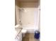 Full bathtub and shower with tile surround, complemented by a granite vanity top at 6374 Horizon Ridge Ct, Las Vegas, NV 89156