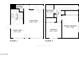 Detailed floor plan illustrating the layout of the home, including room dimensions and locations at 6630 Bubbling Brook Dr # C, Las Vegas, NV 89107